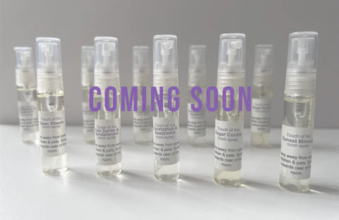 Introducing 6 new calming Room Mist Spray scents