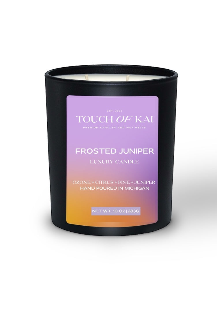 FROSTED JUNIPER CANDLE